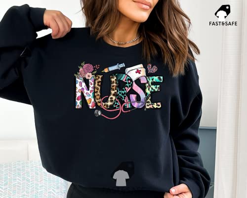 Nurse Sweatshirt, Nurse Life Sweatshirt, Nurse Gift, Gift For Nurse, Nurse Week, Nursing School Sweatshirt, Registered Nurse Sweatshirt3