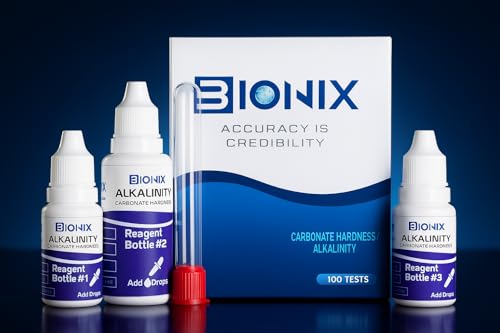 Image of BIONIX Carbonate Hardness(KH), Alkalinity Test Kit for Fresh & Saltwater