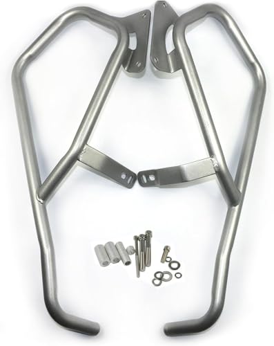 バイク用クラッシュバー オートバイ用用のエンジンガード 用のBMW K1600GTL K1600GT 2011-2023 フロントリアハイウェイクラッシュバ(Sliver-Front)