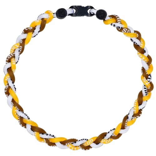 SUPBOMM Baseball Rope Necklaces, League Team Colors Braided Necklace, Baseball Team Gifts, Padres