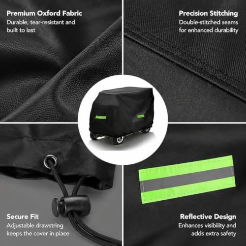 Funda Scooter Pride Go-Go Carbon Oxford Impermeable y Anti-UV 5