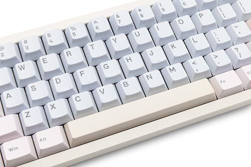 Image of KEEBMONKEY WOBKEY Zen 65 65% Quick Release Wireless Mechanical Keyboard with RGB, CNC Aluminum Case, Hot-Swappable, VIA Support, BT /2.4G /USB-C Gaming Keyboard for Mac /Windows (Lite White)