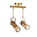 Produktbild Nolog SXWGX Scheinwerfer LED-Schienen-Licht Clothing Store Bar Tischlampe Western Restaurant Wohnzimmer American Country Retro-Hintergrund-Wand Spotlight