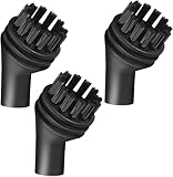 3 Pack Nylon Brushes Compatible with WHL-609 Steam Cleaner Replacement Accessories