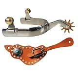 Stainless Steel Horse Spurs with Belt, Horse Supplies &...