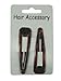 Pair of Tort Hair Clips Snap Bendies Sleepies 6.5cm (2.6")