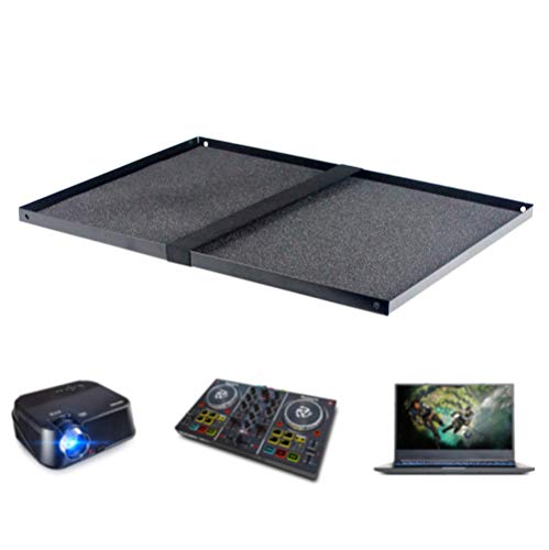 TRAWOLF Projector Laptop Notebook Tray Holder Platform Pallet with 1/4''and 3/8'' Screw Adapter,Size 12.9"x9.4"x0.6",Widely Use in Meeting Rooms,Outdoor,Classrooms,Lecture Halls