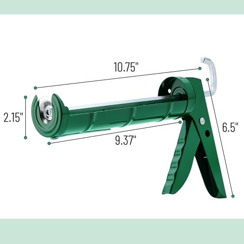 Image of Bates- Caulking Silicone Gun, 10:1 Thrust Ratio, Hand Caulking Guns, No Drip