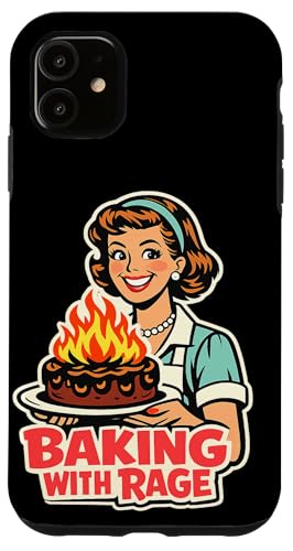 Baking With Rage 50�N�� ��w ���g�� �|�b�v�A�[�g �X�}�z�P�[�X iPhone 11 �p