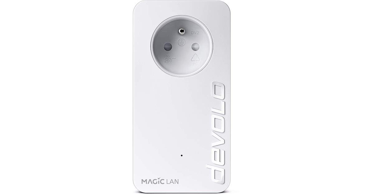 devolo Magic 1 LAN - Adaptador PLC, para Tener Internet fiable en Toda la casa a través del Circuito eléctrico, para el teletrabajo, Enchufe francés - 3