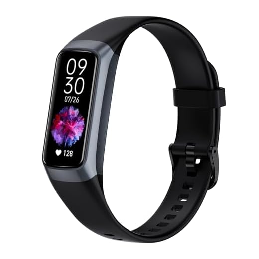 AMOLED Fitness Tracker with Heart and SpO2