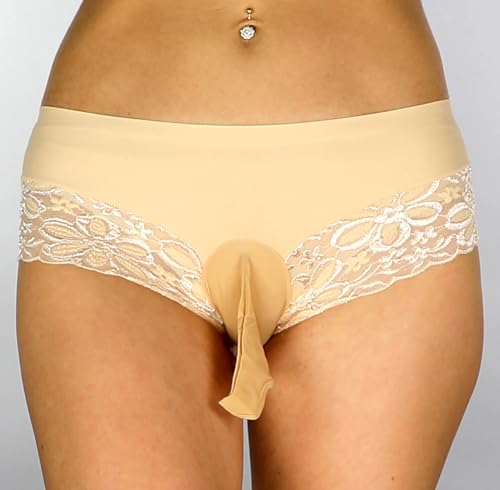 Mona'S Choice Stretchy Mens Sissy Panties Briefs With Lace  thumb #1