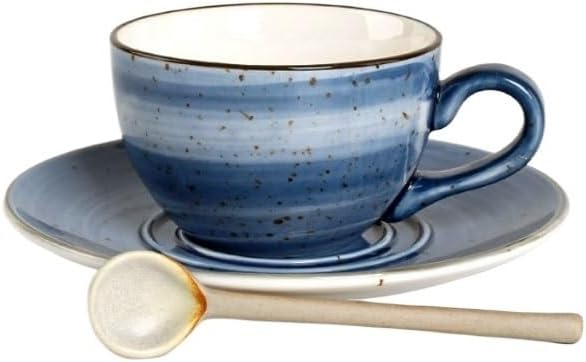 European Light Luxury Ceramic Coffee Cup Dish Set Home Office Shop Plate