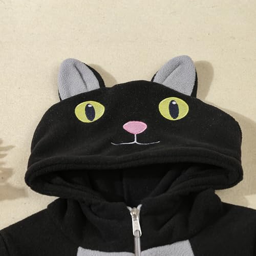 Disfraz de Gato Negro para Bebé 6-12 Meses miniatura 4
