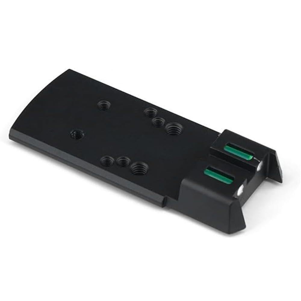 Plaque De Montage Métallique SIG P320 SP2022 Adaptateur Fibre Optique Vert