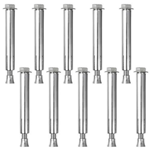 ULTECHNOVO Schrauben Für Asphalt Dehnschrauben Für Bodenverankerungen Von Geschwindigkeitsbumps Spezielle Spreizschrauben Zur Befestigung Von Fahrbahnhindernissen 80 * 100mm