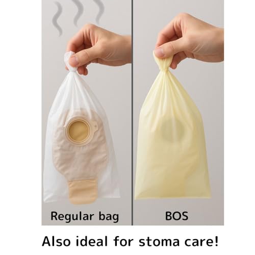 BOS Amazing Odor Sealing Cat Waste Bags - Durable and Unscented [Size: S, Color: light blue] (90 count, Pack of 2) (180 Bags)★May be too small to get a litter scoop inside!