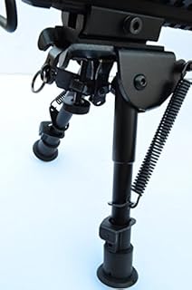 AcidTactical® Heavy Duty BullDog2 Bipod - Picatinny or Sling Stud Mountable - Extendable to 9" - Acid Tactical