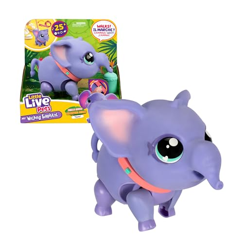 L'elefante vanta molti suoni e reazioni diverse, rendendo ogni interazione unica. Le orecchie e le colline sono elastiche, dando un tocco di realismo e divertimento extra durante il gioco.