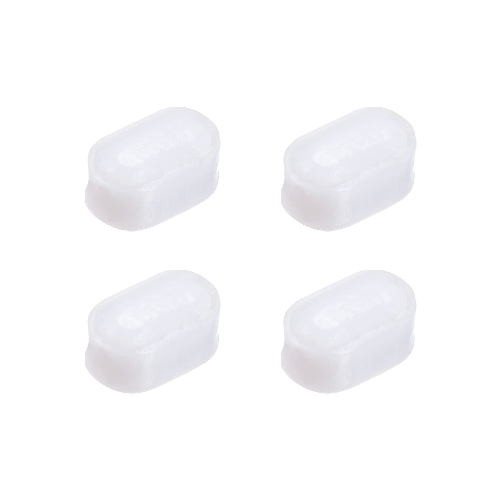 MECCANIXITY Magnetic Stirrer Mixer Stir Bar Rod 5mm(0.2") Cylinder Shape PTFE Coating Magnet White for Laboratory Pack of 4