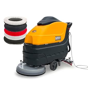 M55T Walk-Behind Floor Scrubber Dryer Machine, 33.5" Ultra-Wide Cleaning, 70L Solution Tank