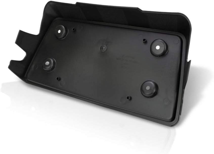 for GMC Sierra 1500 2007-2013 License Plate Bracket | Front | Black Textured | GM1068125 | 15781553