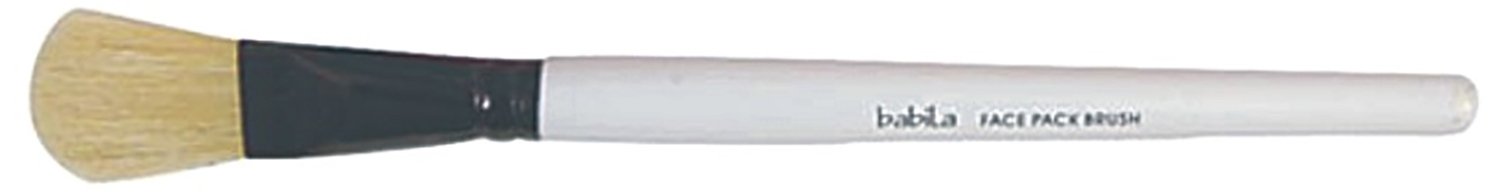 Babila Wood & Nylon Face Pack Brush, 20 G, Yellow Black