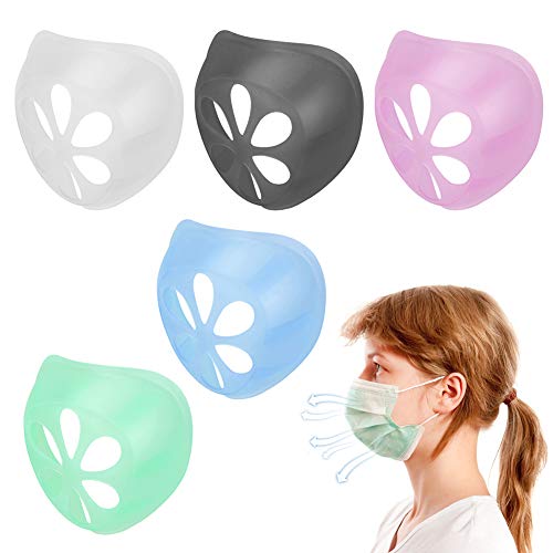 3D Mask Bracket for Comfortable Breathing Protect Lipstick Lips Inner Support Frame Keep Fabric off Mouth to Create More Breathing Nose Breathing smoothly (5c)
