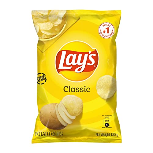 Lays Classic Potato Chips 170g Large