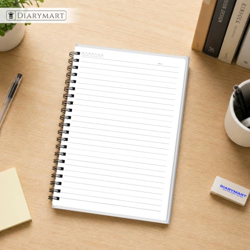 Image of Good Things Take Time Printed Cover A5 Size Wiro Hard Bound Notebook Diary For Girls Women & Men | 200 Ruled Pages | 80 GSM Paper | Undated Journal Diary