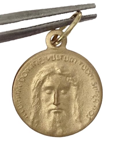 I G J Lot Medallas del Santa Cara de Cristo - La reproducción de la cara Sábana Santa (Lot de 10 Medallas)