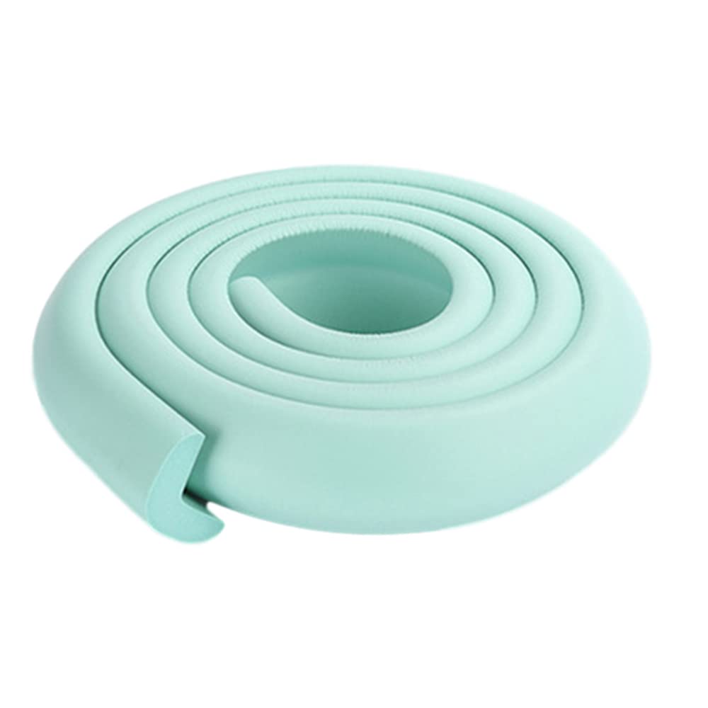 Edge and Corner Protector, 2M L Shape Baby DIY Proofing Guard Coverage Safety Bumper Edge Corners for Child Safety, Furniture Protect (Light Green)
