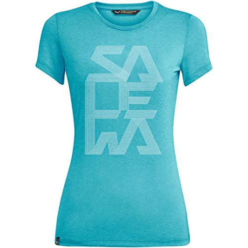 T-Shirt Salewa Print W respirant et stretch pour femme active