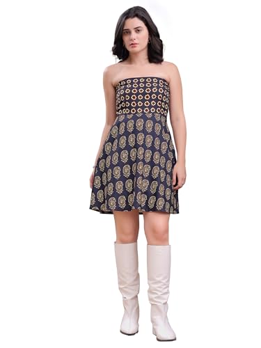 Image of PURVAJA Women's Off Shoulder Cotton Blend Dress