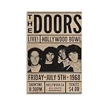 JUNMOXIE The Doors Canvas Poster Bedroom Decoration Landscape Office Valentine's Birthday Gift Unframe-style12x18inch(30x45cm)