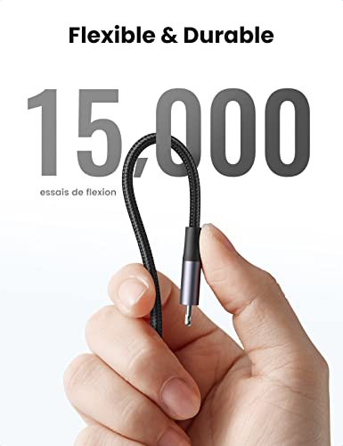 UGREEN Câble Lightning vers USB C MFi Certifié Chargeur iPhone Rapide (1M) – vue 6