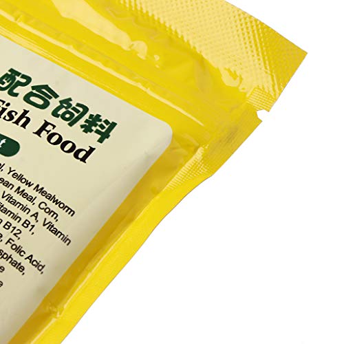 Haodream Fischfutter Pellets Und Gold Wachstumsformel Schwimmendes Futter Ausgewogene Ernährung Hoher Proteingehalt Ideal Für Guppys Laterne Aquarium Zubehör Süßwasser Bonsai Treibholz