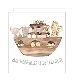 ⭐️ TOP QUALITÄT: Das Format der Karte ist 14,5 x 14,5 cm. Die Karte wird mit farblich passendem Briefumschlag geliefert. Hochwertige Papierqualität in Deutschland gedruckt. Premium-Offsetdruck. Beste Qualität. Es ist eine Doppelkarte / Klappkarte ohne Innentext.