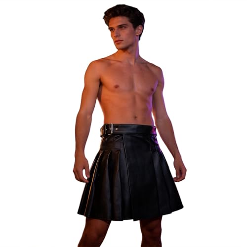 Jupe plissée écossaise homme vêtement traditionnel tartan pour déguisement élégant