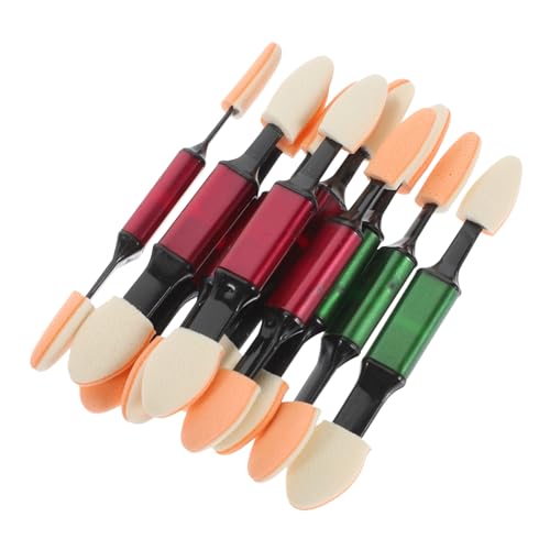 BESTYASH 10pcs Dual Sided Eye Shadow Sponge Applicators Versatile Makeup Brushes for Blending Application for Women Random Random Color