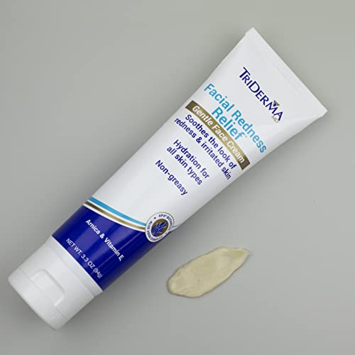 Triderma Facial Redness Combo, Gentle Face Wash And Cream, All Skin Types #TOP2