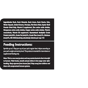 Fresh Is Best - Tasty Trimmings Freeze Dried Raw Meal Topper for Dogs & Cats - Duck, 6 Ounces Fresh Is Best Tasty Trimmings Freeze Dried Raw Meal Topper for Dogs Cats Duck 6 Ounces
