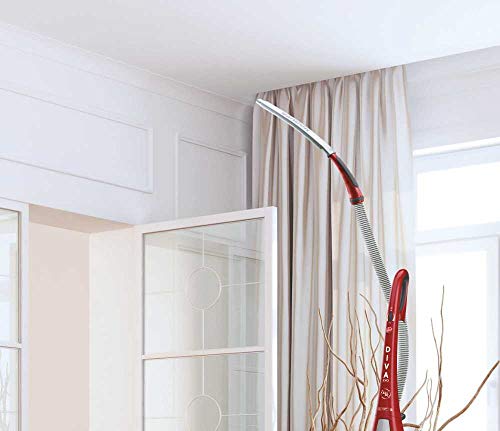 Hoover Diva Evo Dve01Bl011 Elektrische bezem zonder zak met draad, 750 W, geïntegreerde accessoires, bereik 10 m, all-in-one, gemakkelijk te legen, cycloon, Epa-filter, Venusrood - Image 6