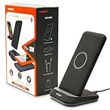 Ventev Wireless Battery Chargestand | 2-in-1 Battery Bank and Wireless Charger Stand | 10W Fast Wire