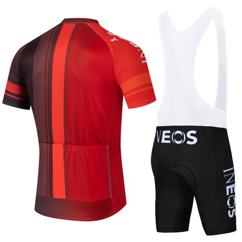 Cycling Jersey Men Set Bib Shorts Set Summer Mountain Bike Bicycle Suit Anti-UV Bicycle Team Racing Uniform Clothes