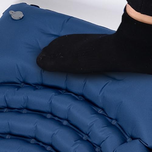 Shophubio Matelas gonflable double épaisseur avec pieds, matelas gonflable double couche pour l'extérieur, résistant à l'usure, léger, 200 x 140 cm