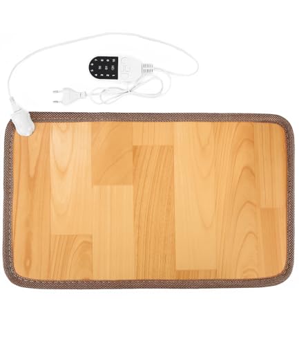 Beheizte Bodenmatte für Fuß,Heizpad,Elektrisch Beheizte Fußwärmer für Büro, Haus Heizteppich Heizmatte mit Antirutsch-Rücken für Zuhause oder Büro-beheizbar bis 55°C-Fußbodenmatte (50x 30cm) Braun Beheizte Bodenmatte für Fuß,Heizpad,Elektrisch Beheizte Fußwärmer für Büro, Haus Heizteppich Heizmatte mit Antirutsch-Rücken für Zuhause oder Büro-beheizbar bis 55°C-Fußbodenmatte (50x 30cm) Braun