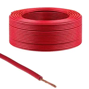 Lapras ( ONLY TODAY OFFER - 12 Years Warranty ) Flexible 1mm Copper Wire for Home or Domestic Industrial Electric Wiring, Electric Wire-500Mtr (Red Color)