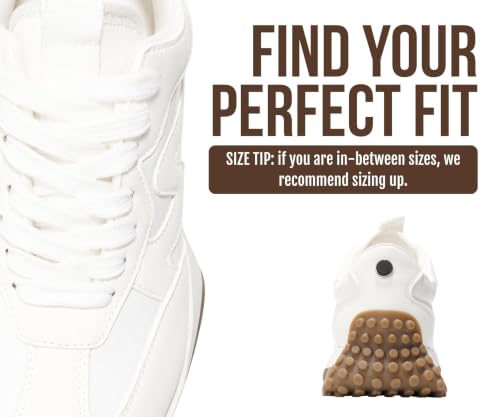 Image of Project Cloud Trendy Fashion Sneakers for Women 2026 - Memory Foam and Non-Slip Comfortable Casual Ladies Shoes for Womens Fashion Sneakers - Lightweight Lace-up Shoes (Lecco)