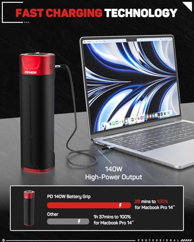 IFOOTAGE PD140H Power Bank 140W 27000mAh para cámaras y laptops miniatura 5
